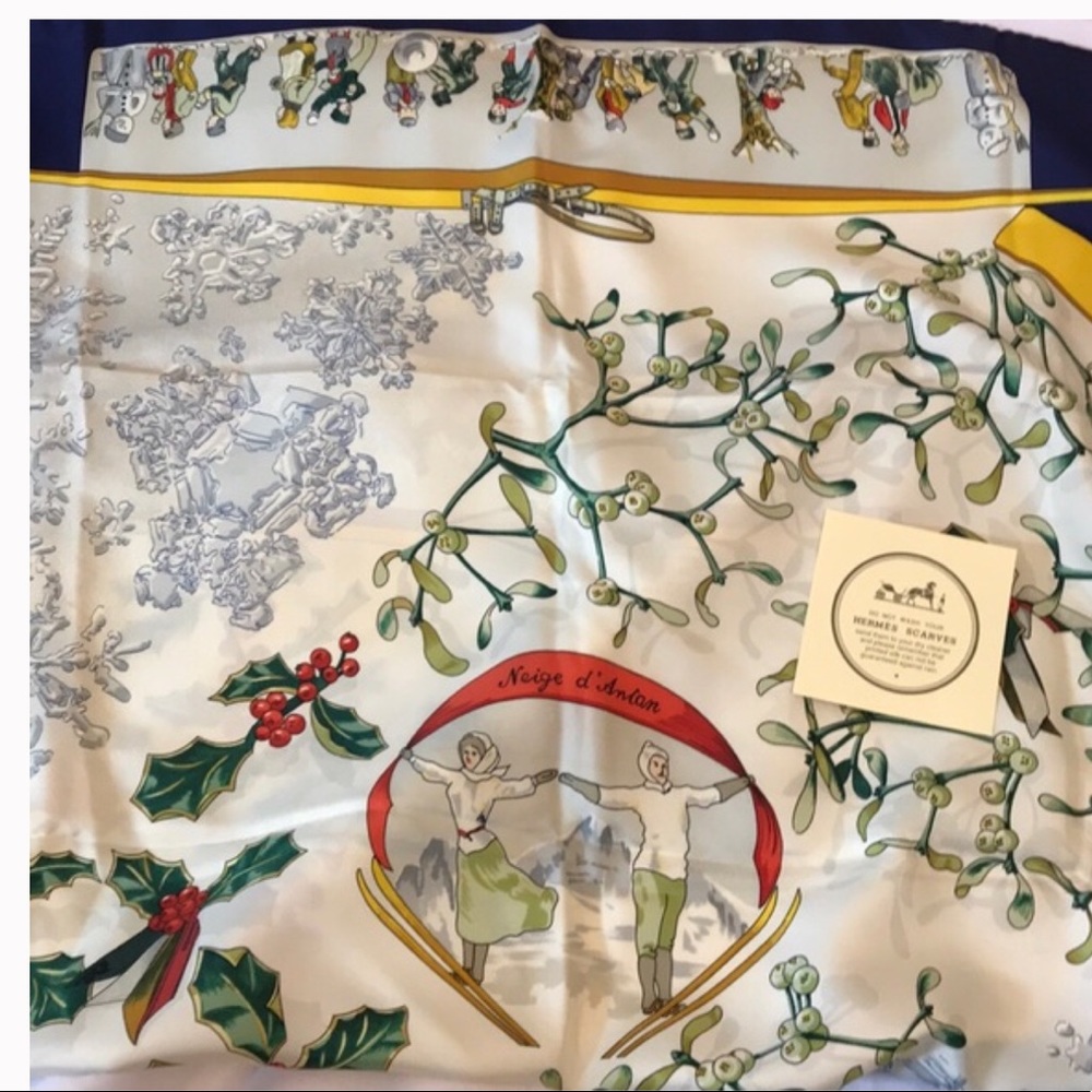Hermes Authentic Large Scarf. Beautiful!